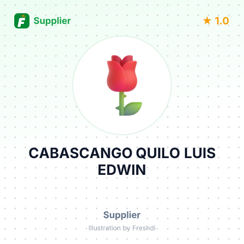 CABASCANGO QUILO LUIS EDWIN – summary card, no photo uploaded yet