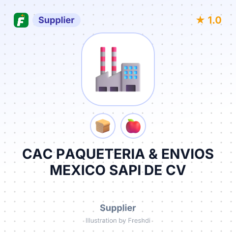 CAC PAQUETERIA & ENVIOS MEXICO SAPI DE CV – summary card, no photo uploaded yet