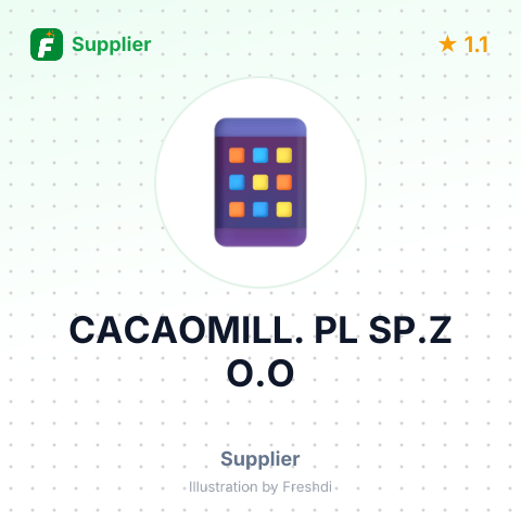 CACAOMILL. PL SP.Z O.O – summary card, no photo uploaded yet