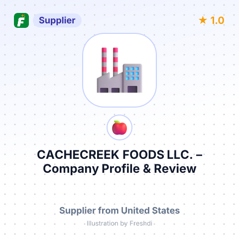 CACHECREEK FOODS LLC. – summary card, no photo uploaded yet
