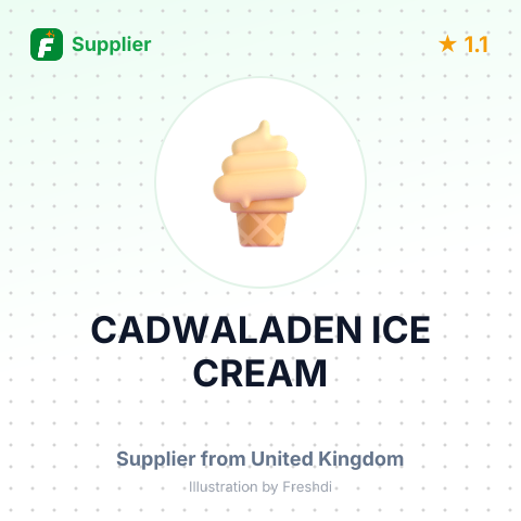 CADWALADEN ICE CREAM – summary card, no photo uploaded yet