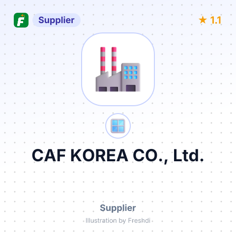 CAF KOREA CO., Ltd. – summary card, no photo uploaded yet