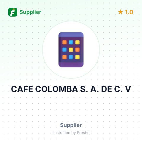 CAFE COLOMBA S. A. DE C. V – summary card, no photo uploaded yet