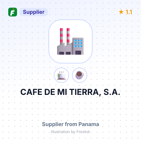 CAFE DE MI TIERRA, S.A. – summary card, no photo uploaded yet