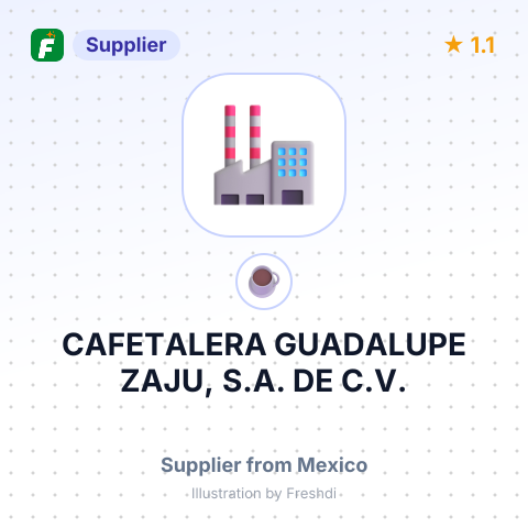 CAFETALERA GUADALUPE ZAJU, S.A. DE C.V. – summary card, no photo uploaded yet