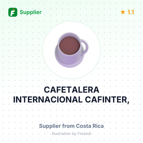 CAFETALERA INTERNACIONAL CAFINTER, – summary card, no photo uploaded yet