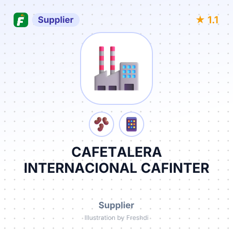 CAFETALERA INTERNACIONAL CAFINTER – summary card, no photo uploaded yet