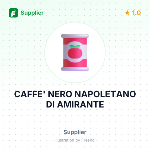 CAFFE' NERO NAPOLETANO DI AMIRANTE – summary card, no photo uploaded yet