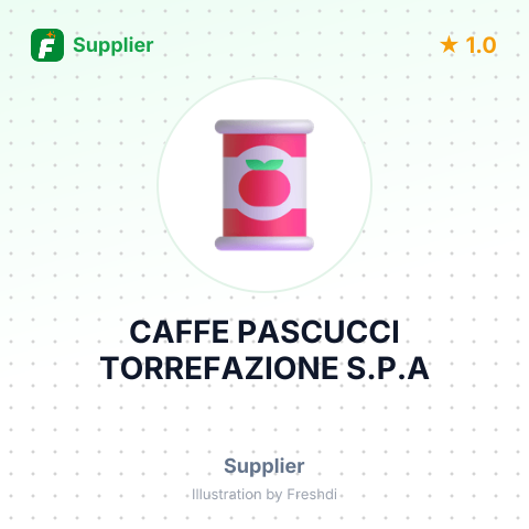 CAFFE PASCUCCI TORREFAZIONE S.P.A – summary card, no photo uploaded yet
