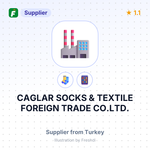 CAGLAR SOCKS & TEXTILE FOREIGN TRADE CO.LTD. – summary card, no photo uploaded yet
