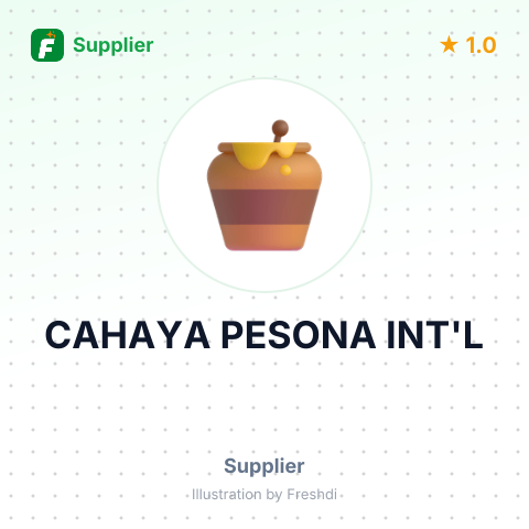 CAHAYA PESONA INT'L – summary card, no photo uploaded yet