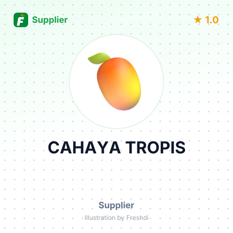 CAHAYA TROPIS – summary card, no photo uploaded yet