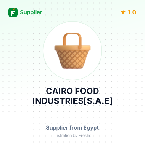 CAIRO FOOD INDUSTRIES[S.A.E] – summary card, no photo uploaded yet