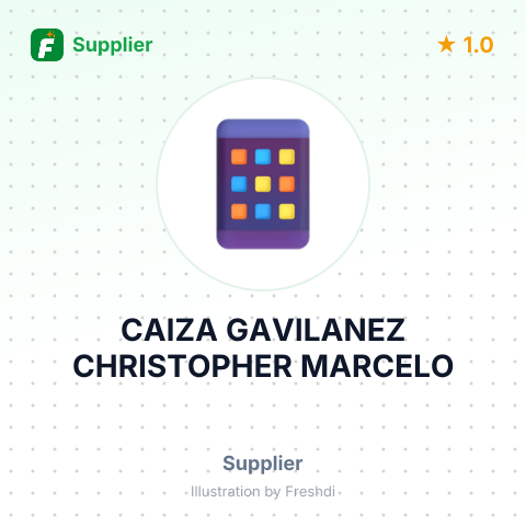 CAIZA GAVILANEZ CHRISTOPHER MARCELO – summary card, no photo uploaded yet