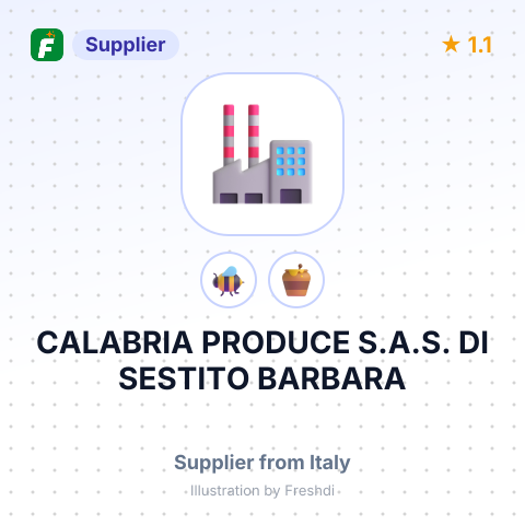 CALABRIA PRODUCE S.A.S. DI SESTITO BARBARA – summary card, no photo uploaded yet