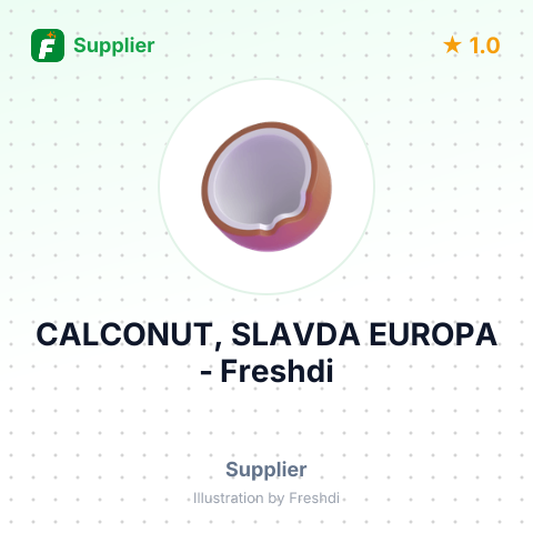 CALCONUT, SLAVDA EUROPA – summary card, no photo uploaded yet