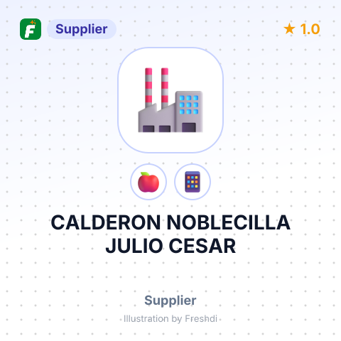 CALDERON NOBLECILLA JULIO CESAR – summary card, no photo uploaded yet