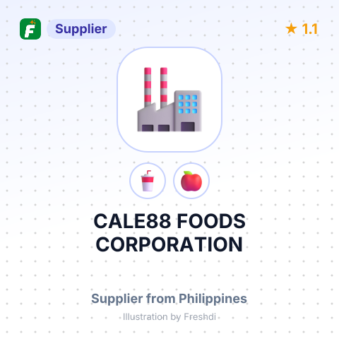 CALE88 FOODS CORPORATION – summary card, no photo uploaded yet
