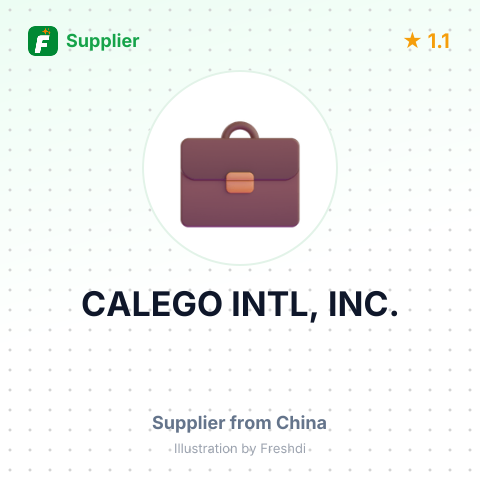 CALEGO INTL, INC. – summary card, no photo uploaded yet