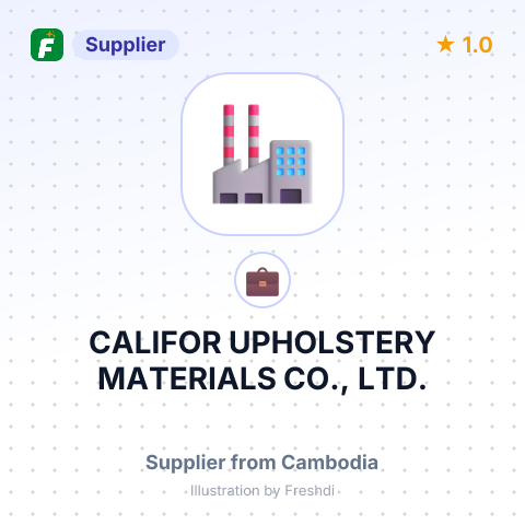 CALIFOR UPHOLSTERY MATERIALS CO., LTD. – summary card, no photo uploaded yet