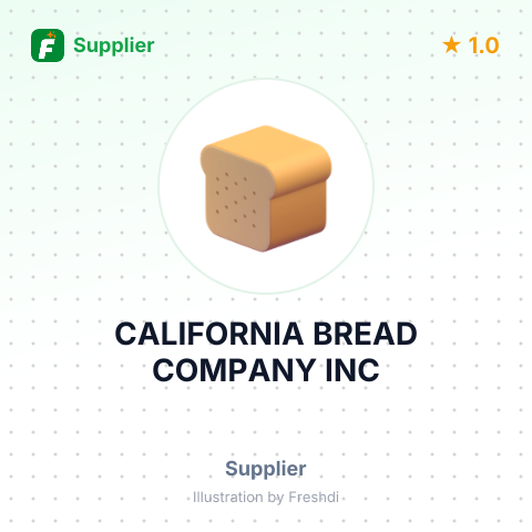 CALIFORNIA BREAD COMPANY INC – summary card, no photo uploaded yet