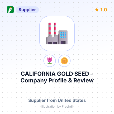 CALIFORNIA GOLD SEED – summary card, no photo uploaded yet