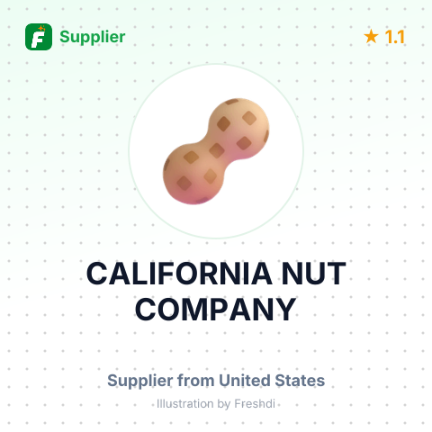 CALIFORNIA NUT COMPANY – summary card, no photo uploaded yet