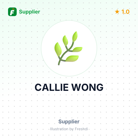CALLIE WONG – summary card, no photo uploaded yet