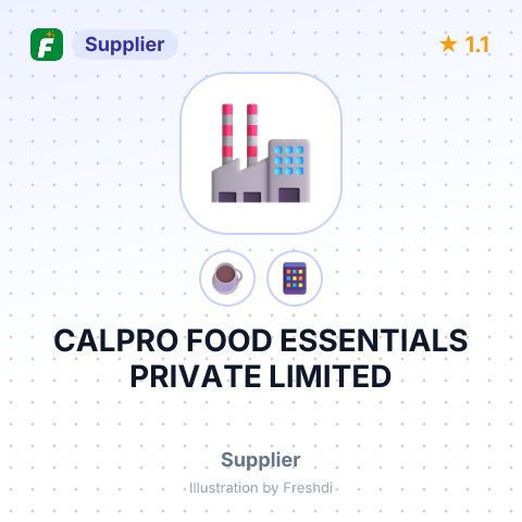 CALPRO FOOD ESSENTIALS PRIVATE LIMITED – summary card, no photo uploaded yet