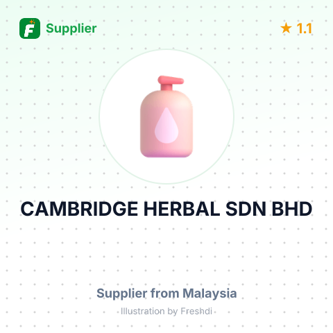 CAMBRIDGE HERBAL SDN BHD – summary card, no photo uploaded yet