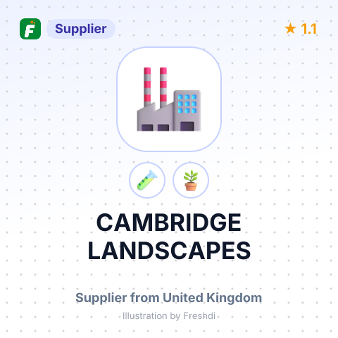CAMBRIDGE LANDSCAPES – summary card, no photo uploaded yet
