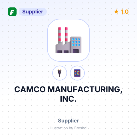 CAMCO MANUFACTURING, INC. – summary card, no photo uploaded yet
