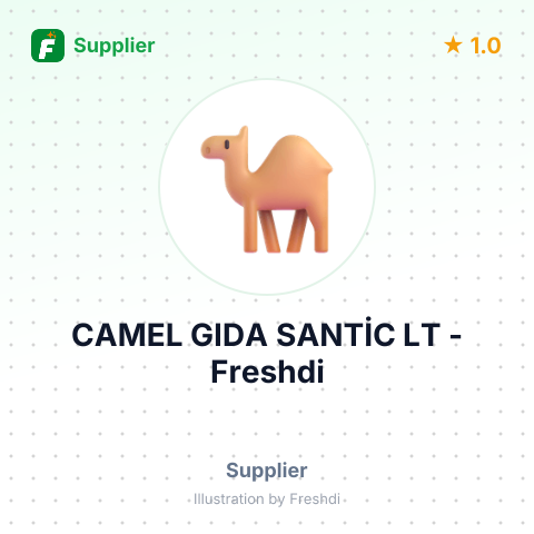 CAMEL GIDA SANTİC LT – summary card, no photo uploaded yet