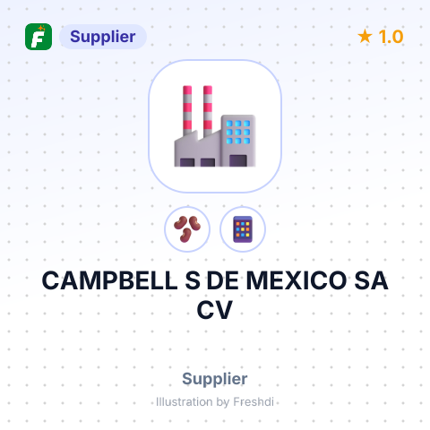 CAMPBELL S DE MEXICO SA CV – summary card, no photo uploaded yet