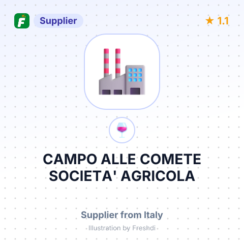 CAMPO ALLE COMETE SOCIETA' AGRICOLA – summary card, no photo uploaded yet