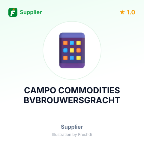 CAMPO COMMODITIES BVBROUWERSGRACHT – summary card, no photo uploaded yet