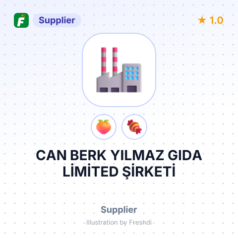 CAN BERK YILMAZ GIDA LİMİTED ŞİRKETİ – summary card, no photo uploaded yet