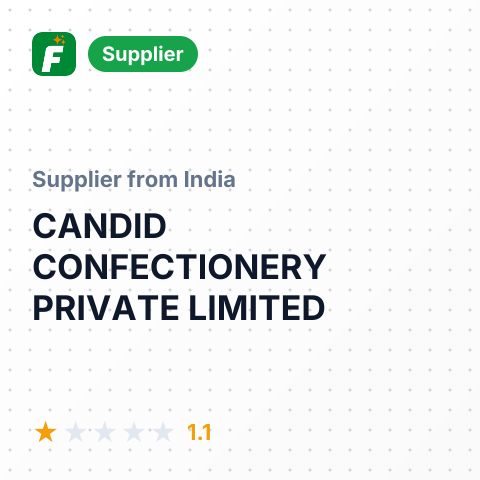CANDID CONFECTIONERY PRIVATE LIMITED – summary card, no photo uploaded yet