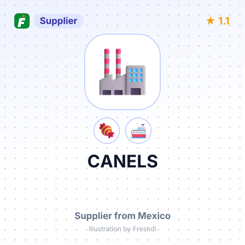 CANELS – summary card, no photo uploaded yet