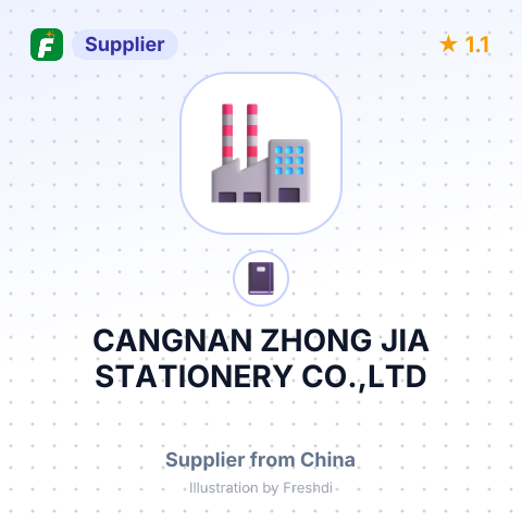 CANGNAN ZHONG JIA STATIONERY CO.,LTD – summary card, no photo uploaded yet