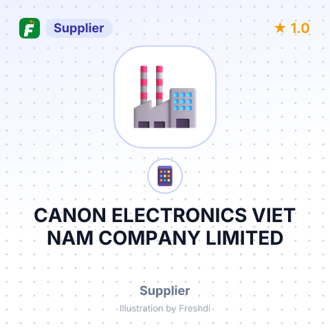 CANON ELECTRONICS VIET NAM COMPANY LIMITED – summary card, no photo uploaded yet