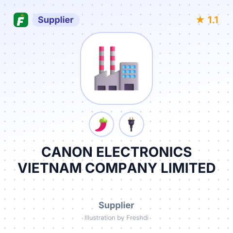 CANON ELECTRONICS VIETNAM COMPANY LIMITED – summary card, no photo uploaded yet