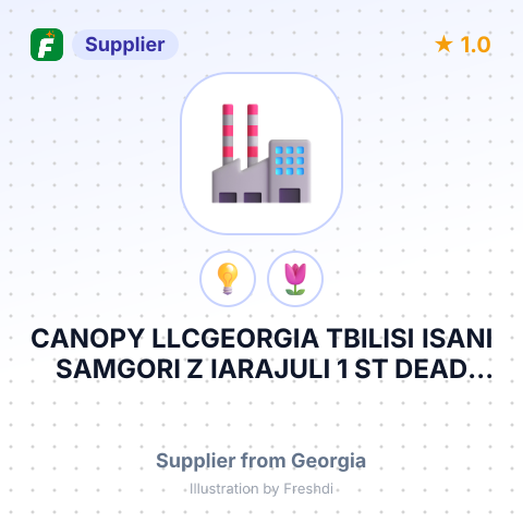 CANOPY LLCGEORGIA TBILISI ISANI SAMGORI Z IARAJULI 1 ST DEAD END 6B – summary card, no photo uploaded yet