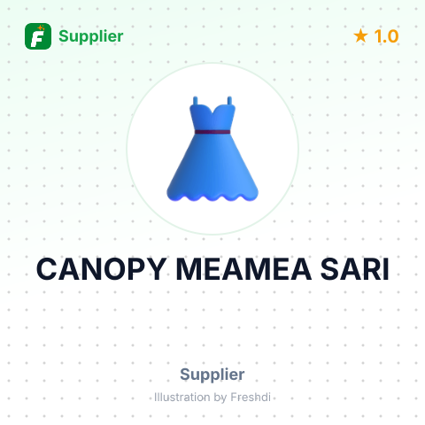 CANOPY MEAMEA SARI – summary card, no photo uploaded yet
