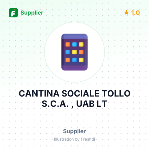 CANTINA SOCIALE TOLLO S.C.A. , UAB LT – summary card, no photo uploaded yet
