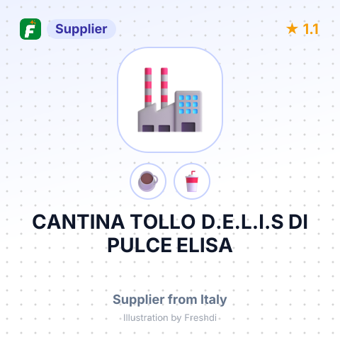 CANTINA TOLLO D.E.L.I.S DI PULCE ELISA – summary card, no photo uploaded yet