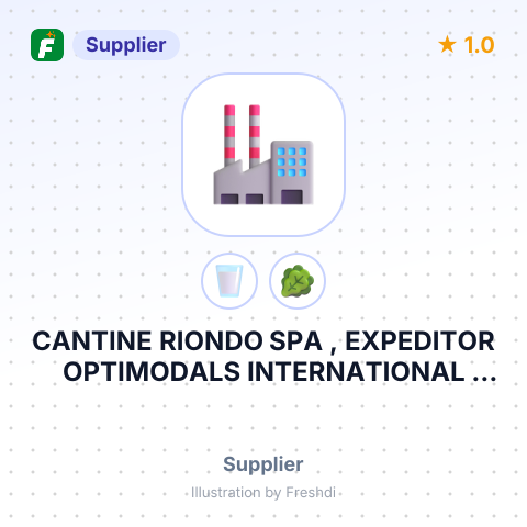 CANTINE RIONDO SPA , EXPEDITOR OPTIMODALS INTERNATIONAL RENCENU – summary card, no photo uploaded yet
