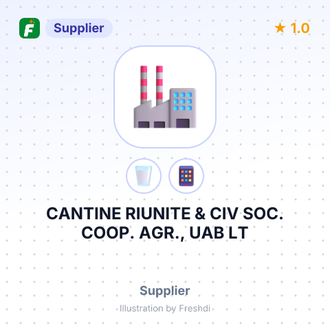 CANTINE RIUNITE & CIV SOC. COOP. AGR., UAB LT – summary card, no photo uploaded yet