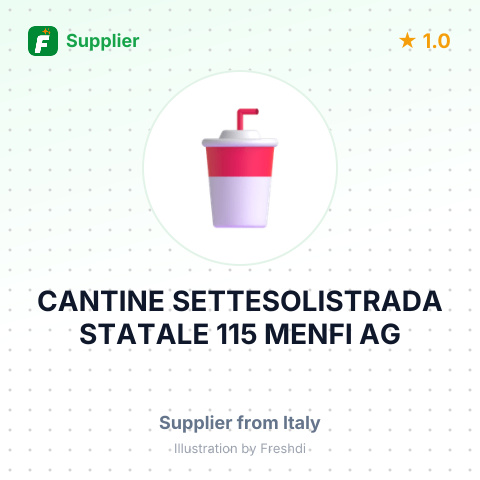 CANTINE SETTESOLISTRADA STATALE 115 MENFI AG SICILI ITALY – summary card, no photo uploaded yet