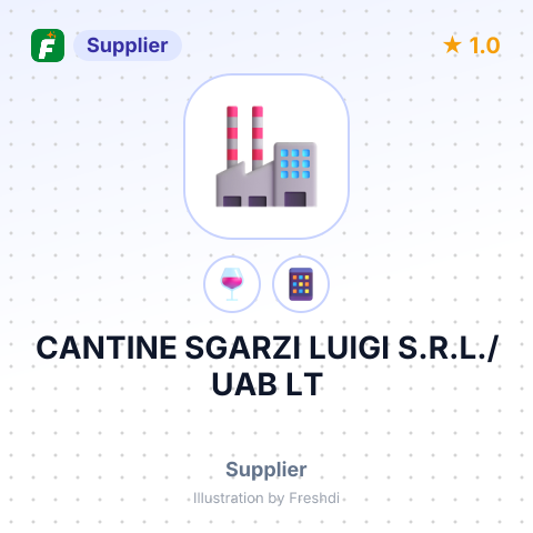 CANTINE SGARZI LUIGI S.R.L./ UAB LT – summary card, no photo uploaded yet